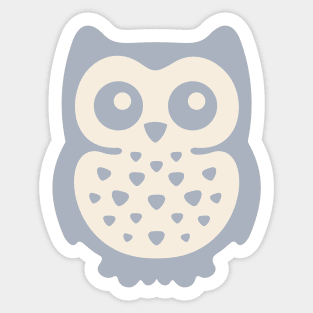 Dusk Pastels Owl Sticker